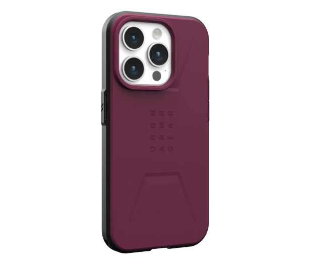 UAG Civilian Magsafe do iPhone 15 Pro bordeaux - 1187811 - zdjęcie 3